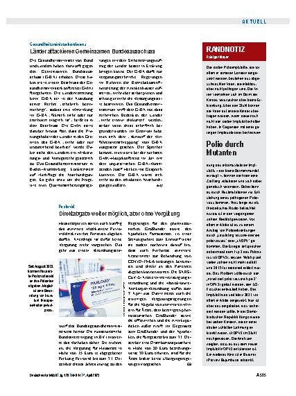 Vorschauseite 1: Randnotiz: Polio durch Mutationen