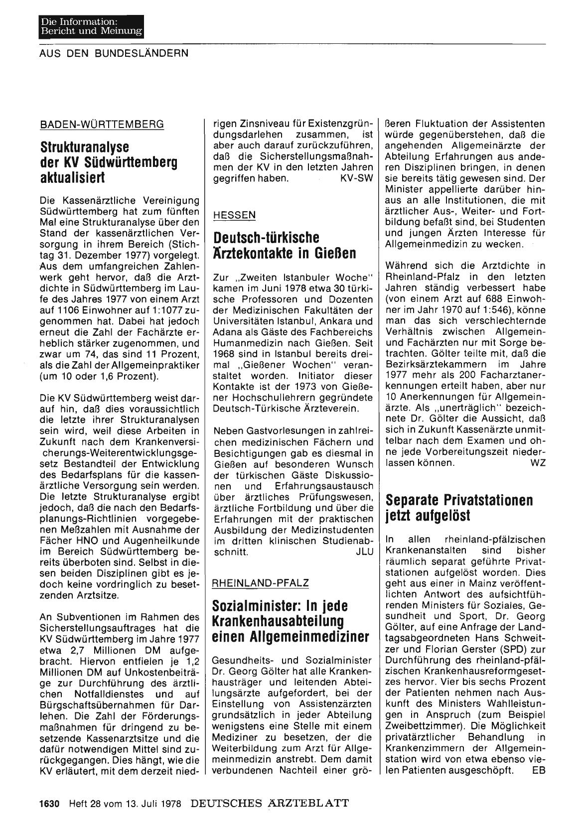Vorschauseite 1: Separate Privatstationen jetzt aufgelöst