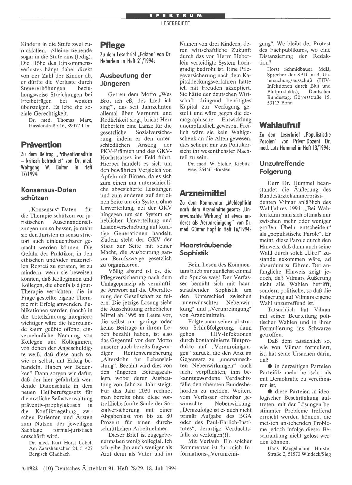 Vorschauseite 1: Prävention: Konsensus-Daten schützen