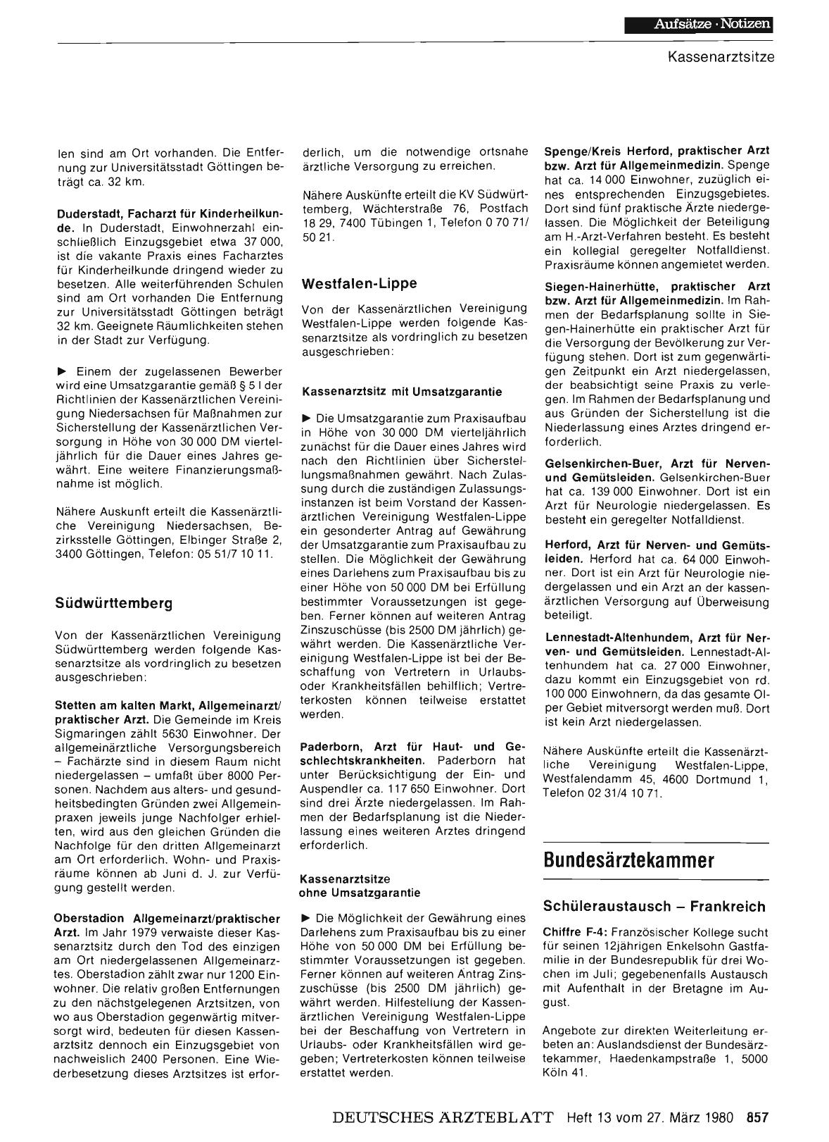 Vorschauseite 1: Bundesärztekammer