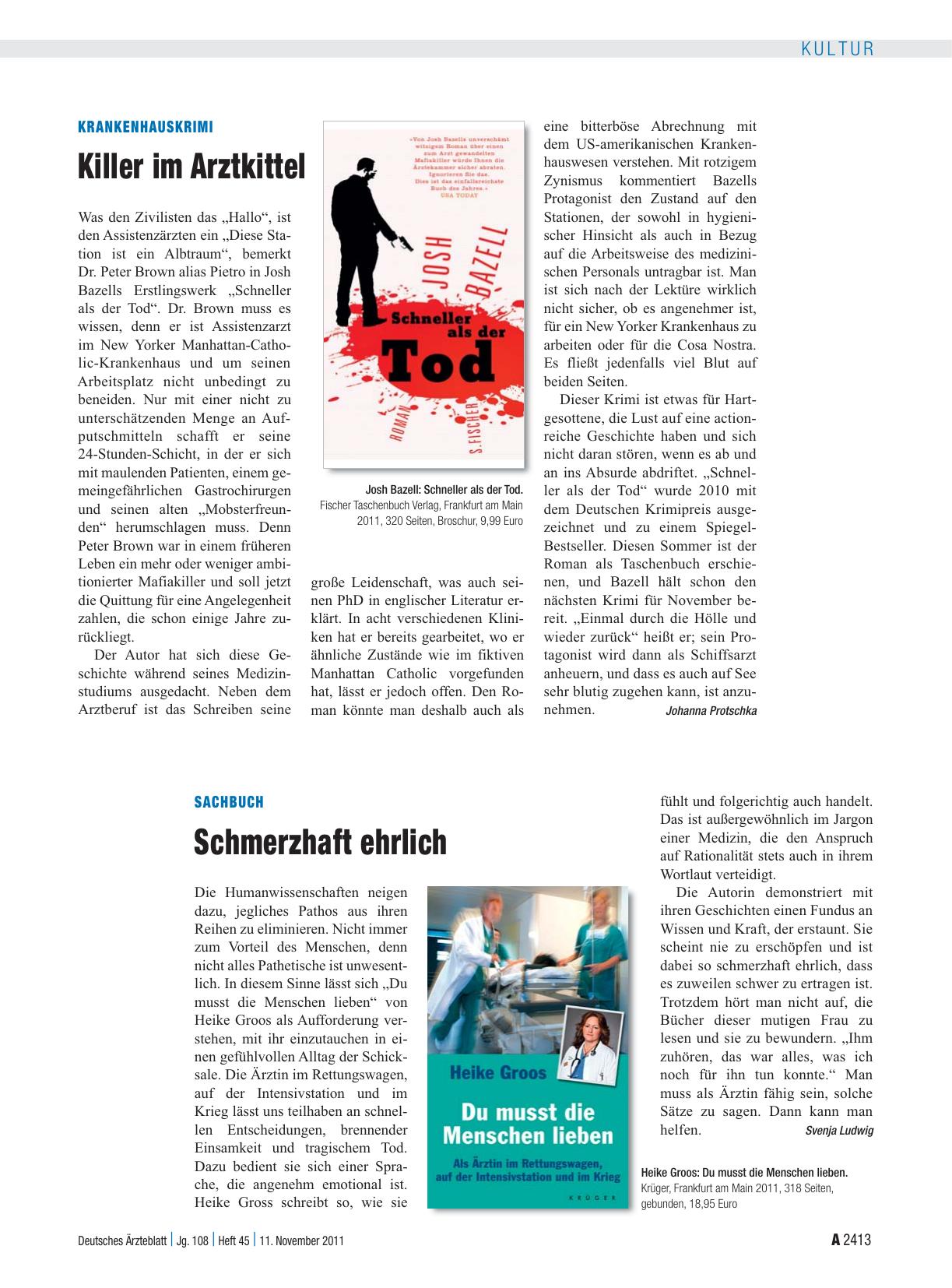 Vorschauseite 1: Sachbuch: Schmerzhaft ehrlich