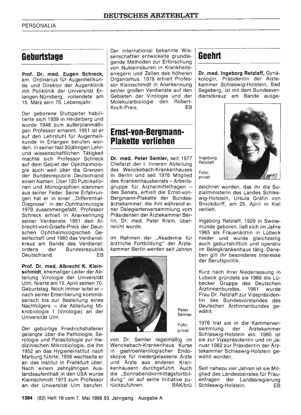 Vorschauseite 1: Geburtstage