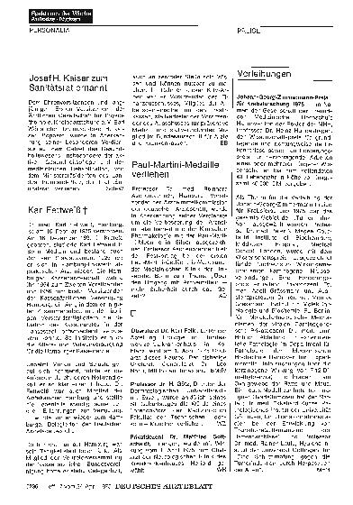 Vorschauseite 1: Verleihungen