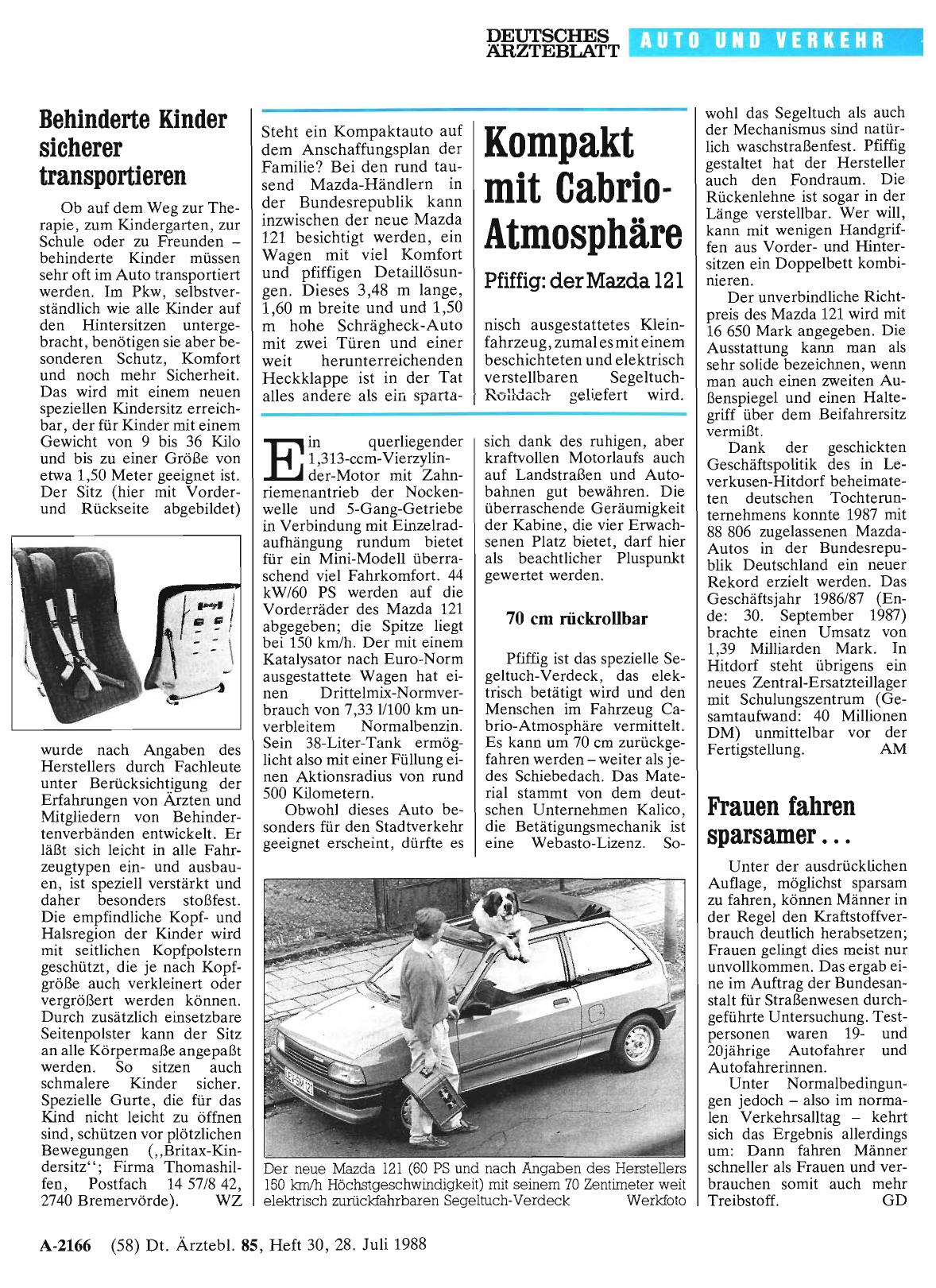 Vorschauseite 1: Frauen fahren sparsamer. ..