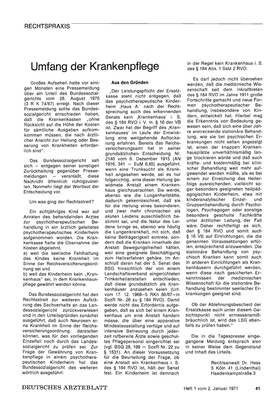 Vorschauseite 1: Umfang der Krankenpflege