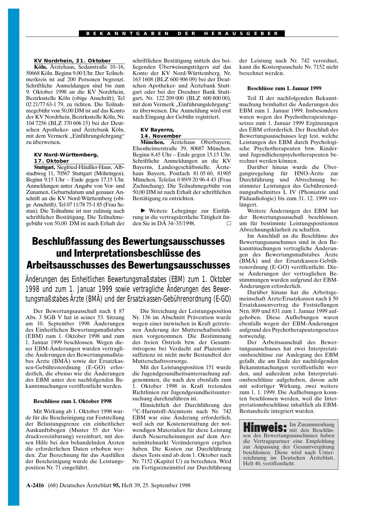 Vorschauseite 1: Hinweis