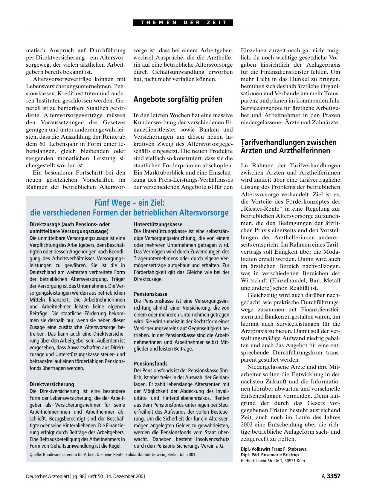 Vorschauseite 1: Fünf Wege – ein Ziel: die verschiedenen Formen der betrieblichen Altersvorsorge