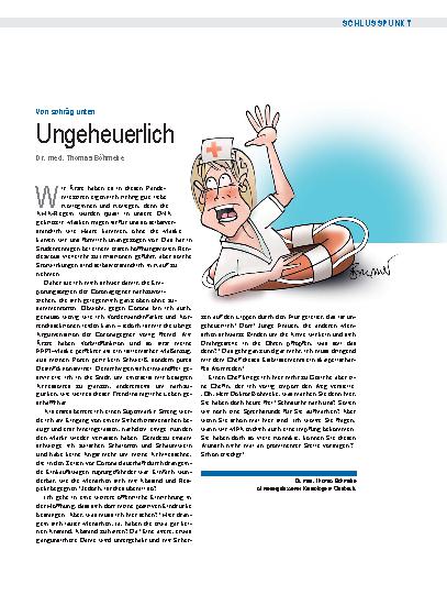 Vorschauseite 1: Von schräg unten: Ungeheuerlich