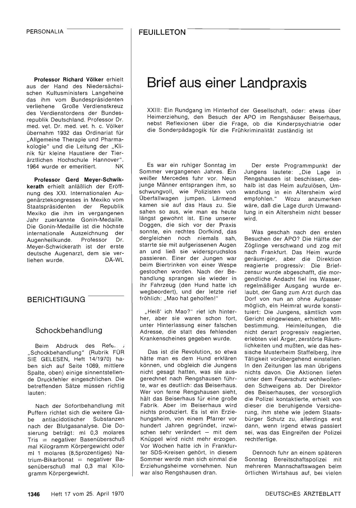 Vorschauseite 1: Schockbehandlung