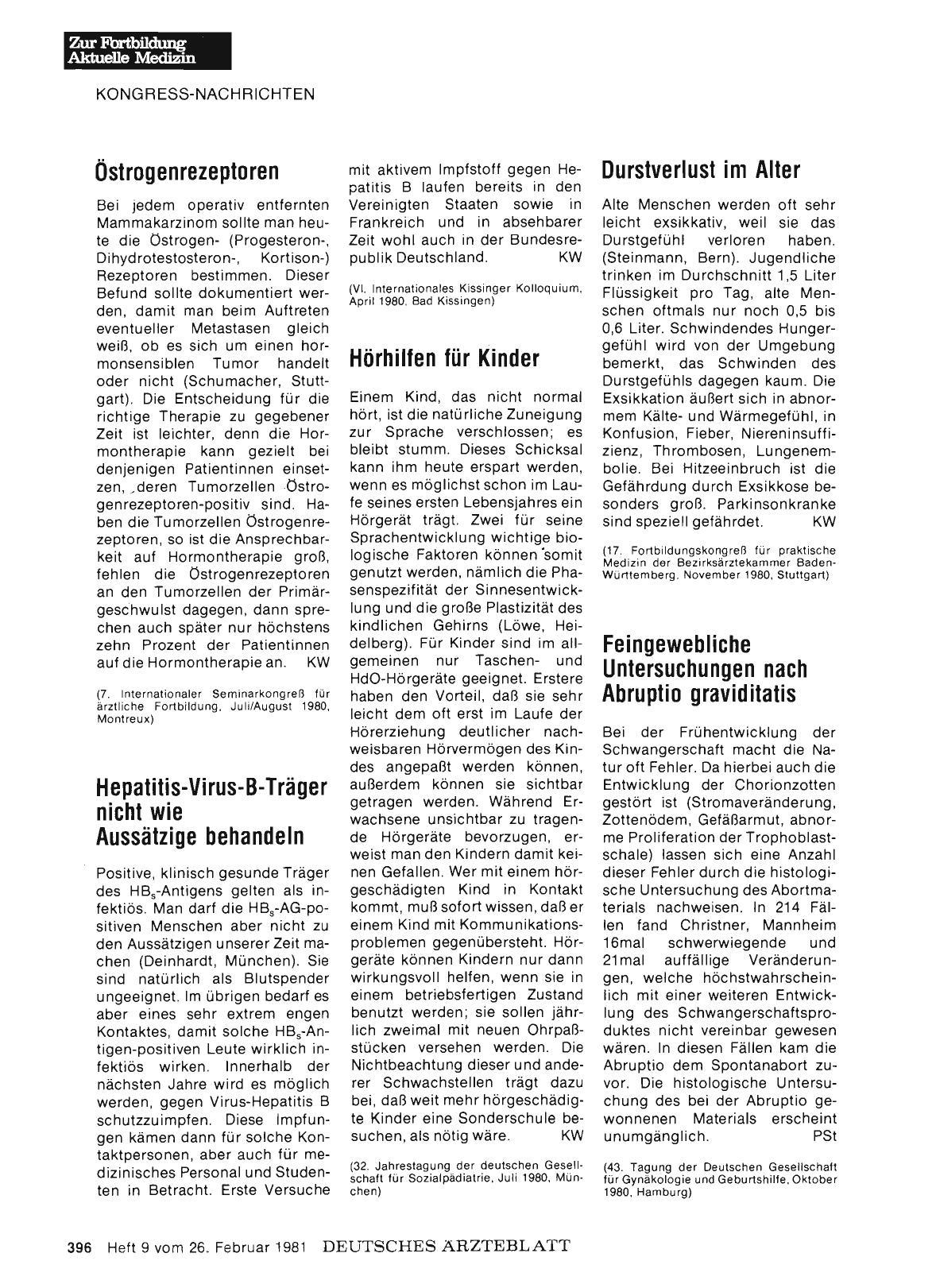 Vorschauseite 1: Durstverlust im Alter