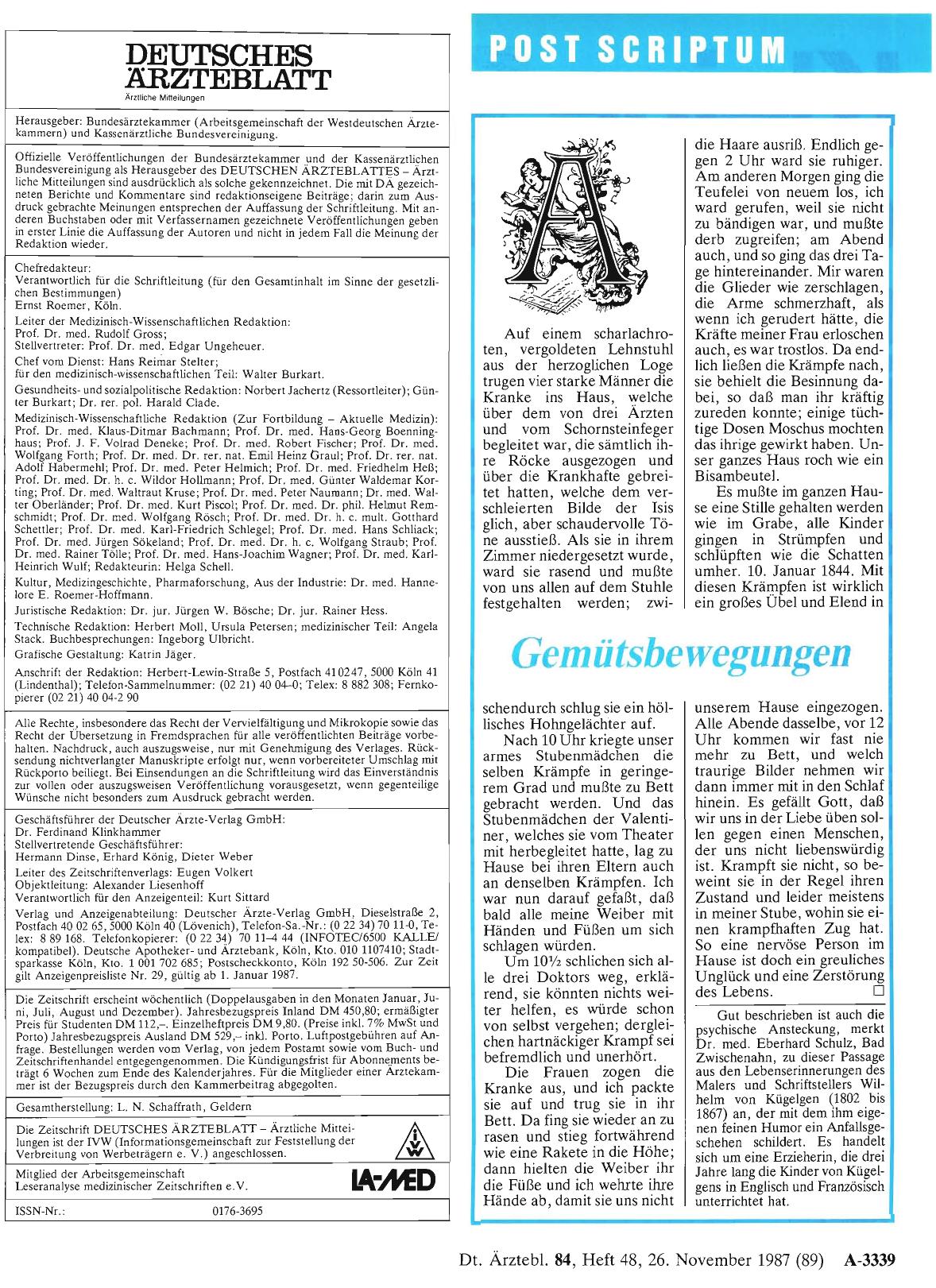 Vorschauseite 1: Gemütsbewegungen