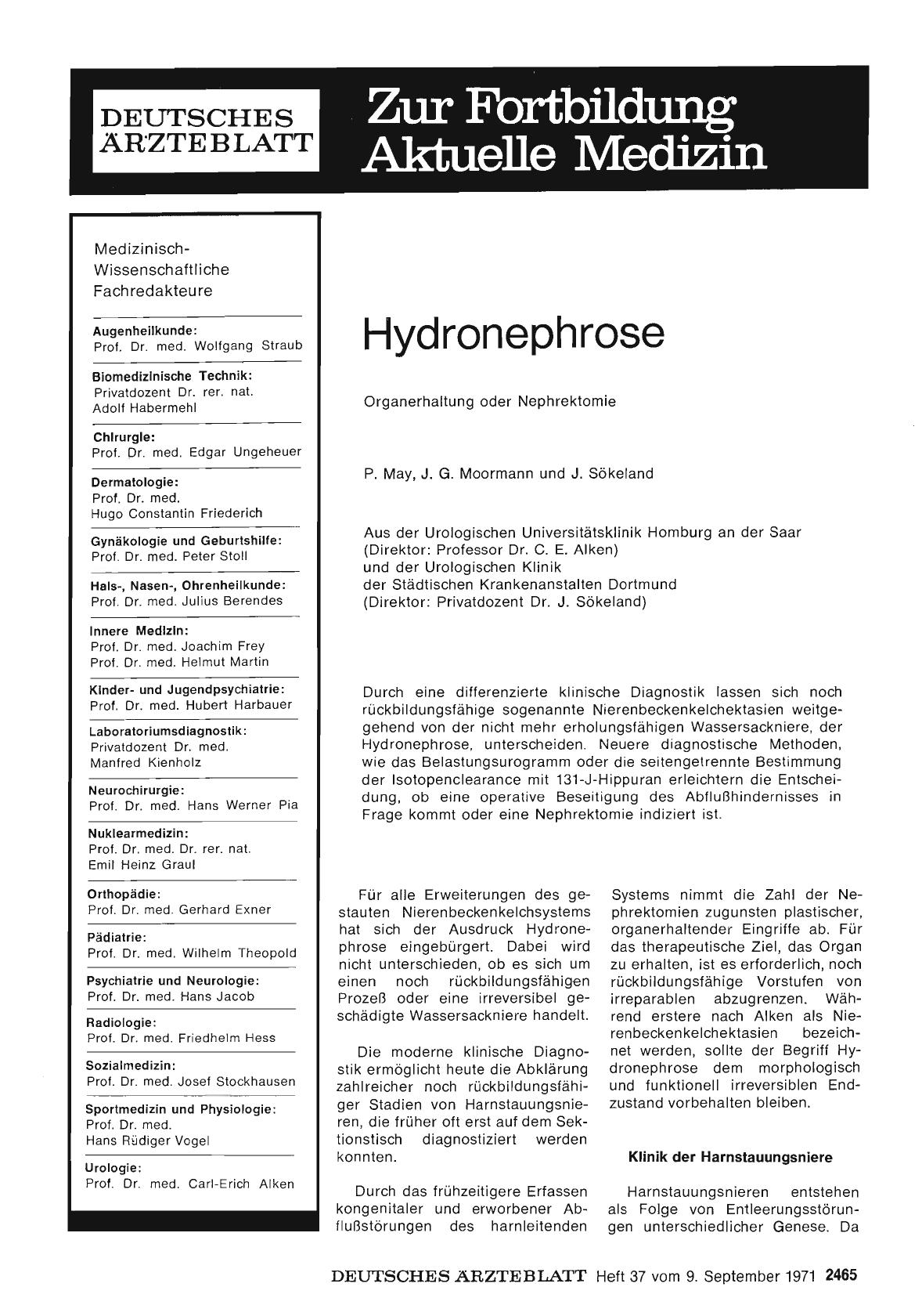 Vorschauseite 1: Hydronephrose