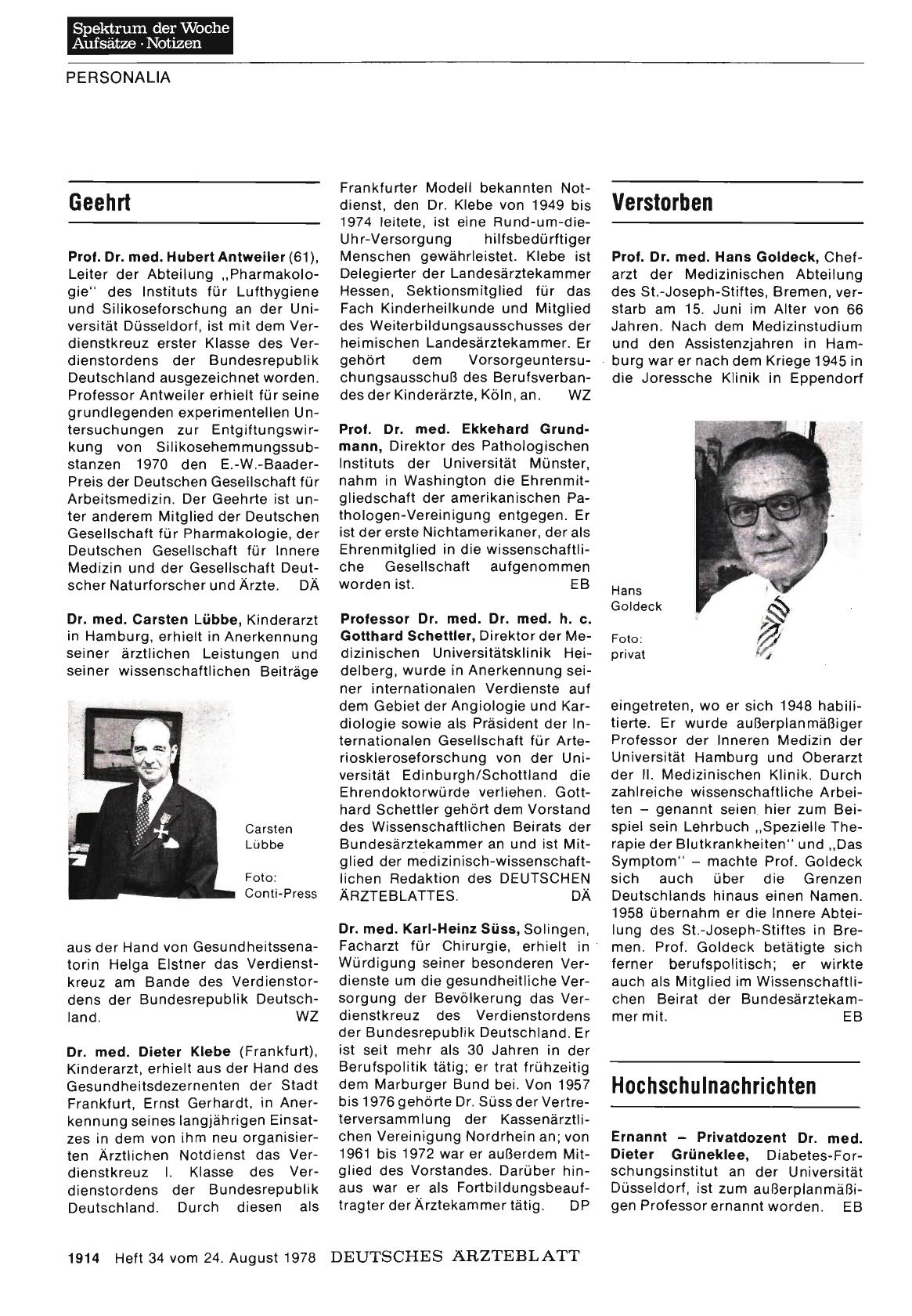Vorschauseite 1: Hochschulnachrichten