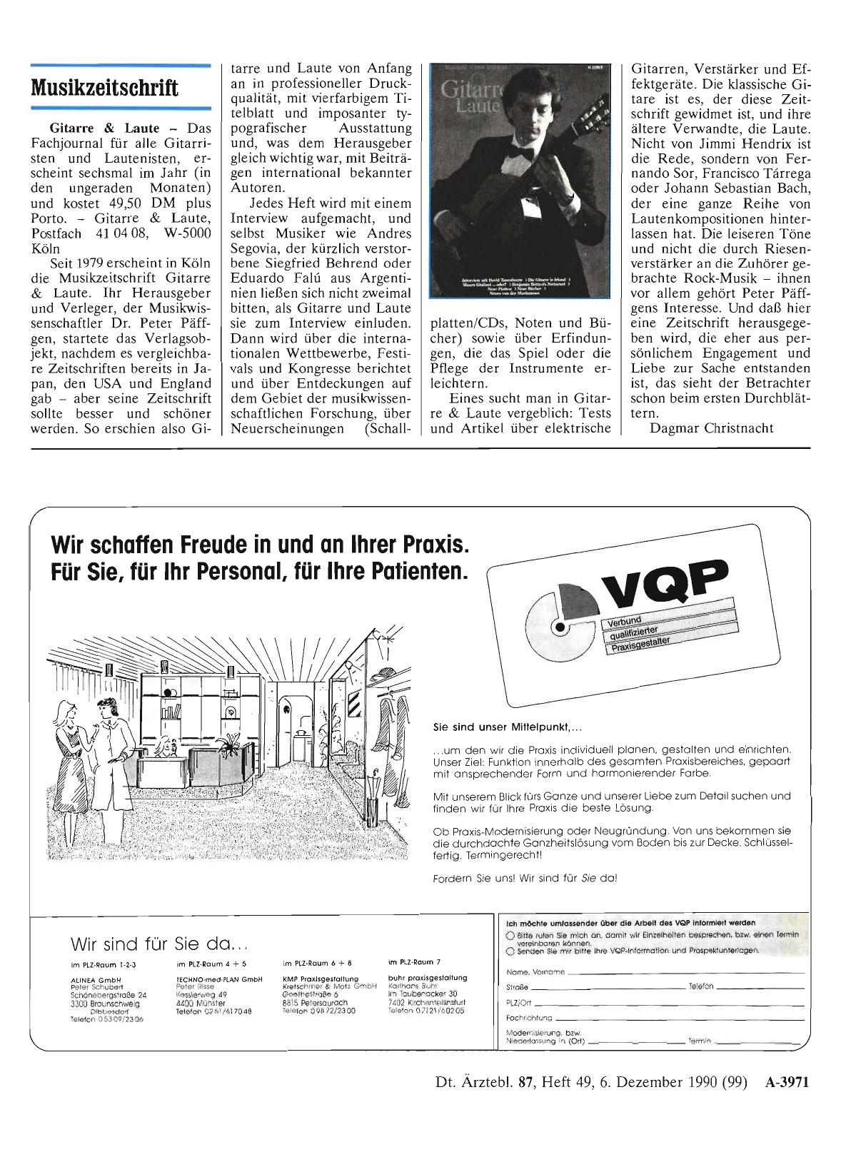 Vorschauseite 1: Musikzeitschrift
