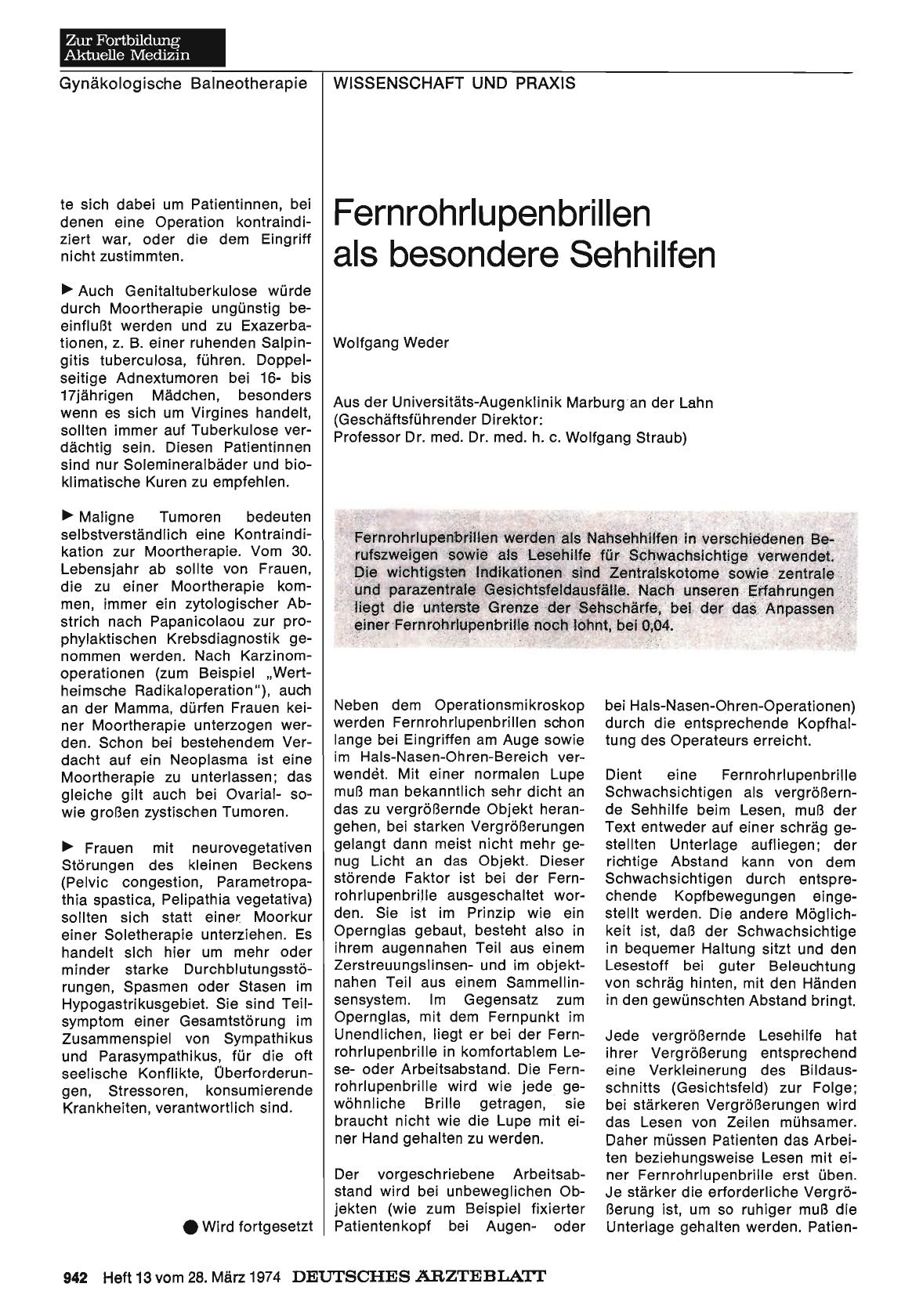 Vorschauseite 1: Fernrohrlupenbrillen als besondere Sehhilfen