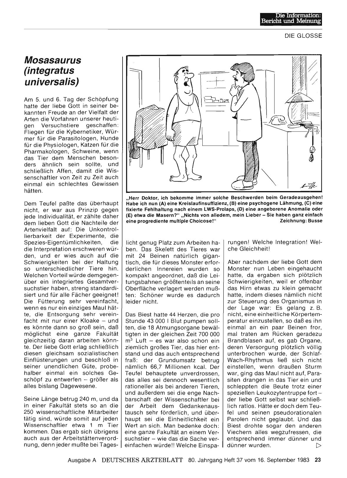 Vorschauseite 1: Mosasaurus (integratus universalis)