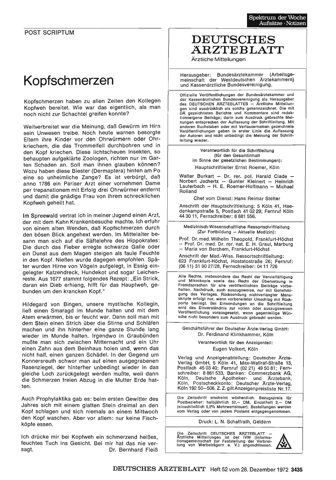 Vorschauseite 1: Kopfschmerzen