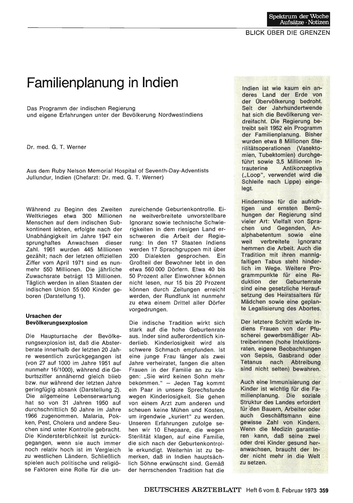 Vorschauseite 1: Familienplanung in Indien: Das Programm der indischen Regierung und eigene Erfahrungen unter der Bevölkerung Nordwestindiens