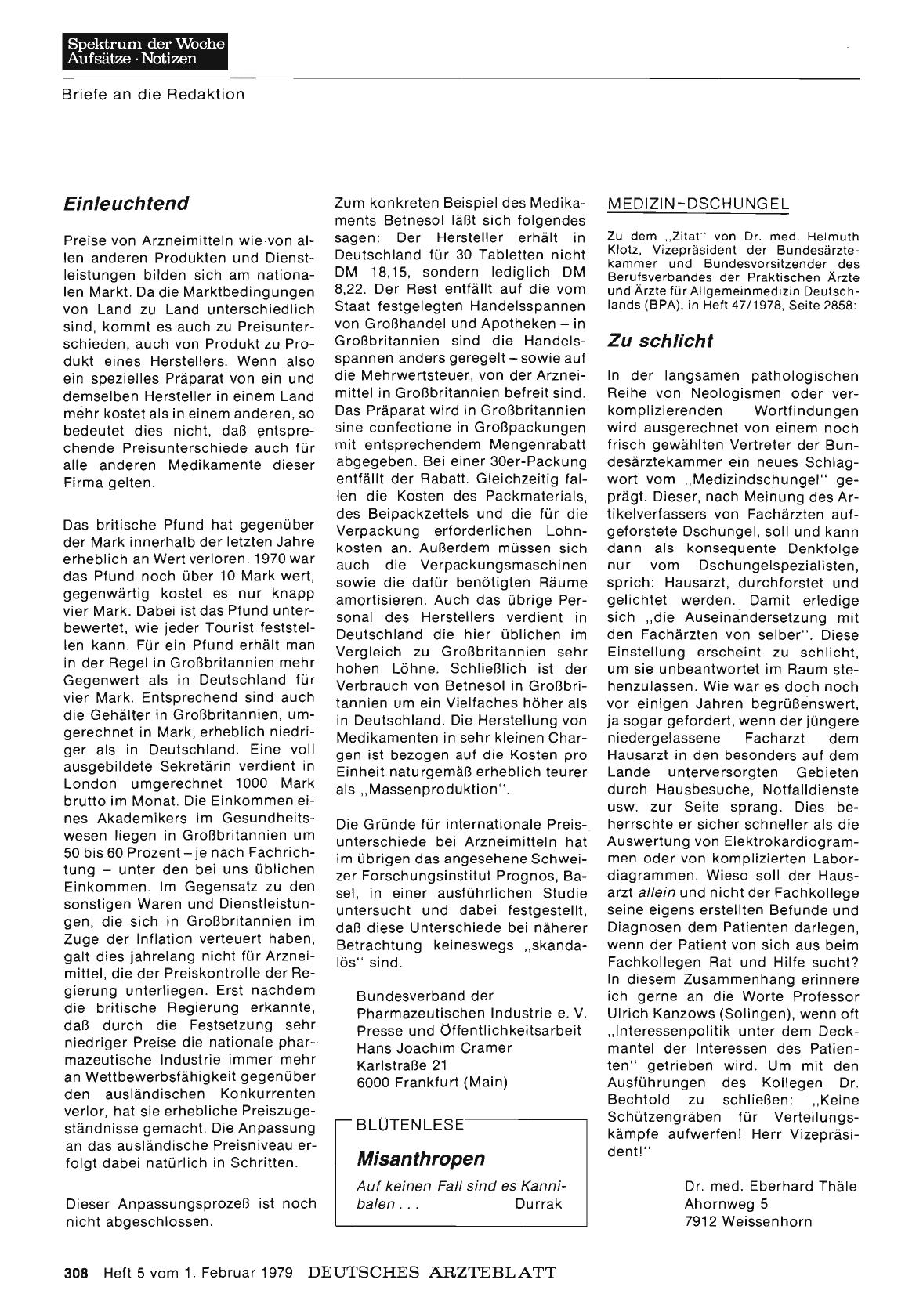 Vorschauseite 1: MEDIZIN-DSCHUNGEL: Zu schlicht