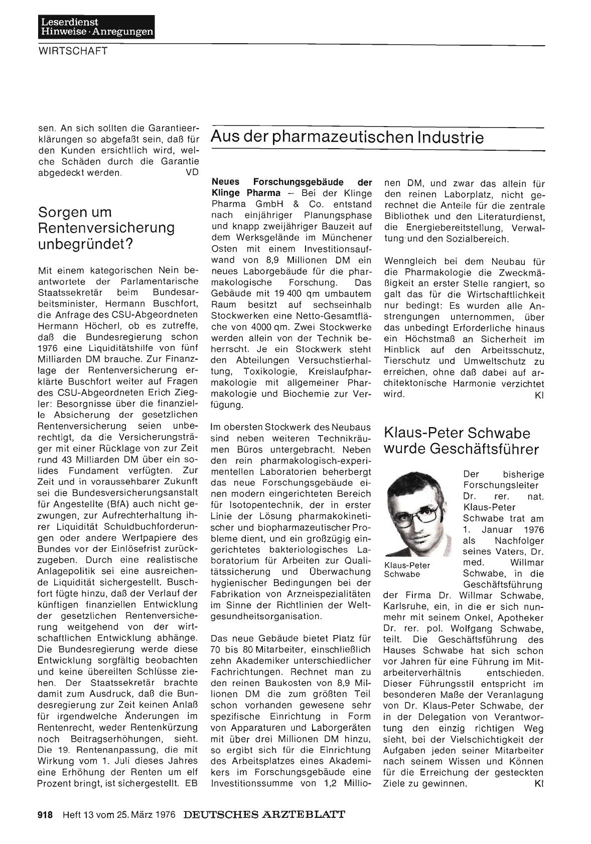 Vorschauseite 1: Sorgen um Rentenversicherung unbegründet?