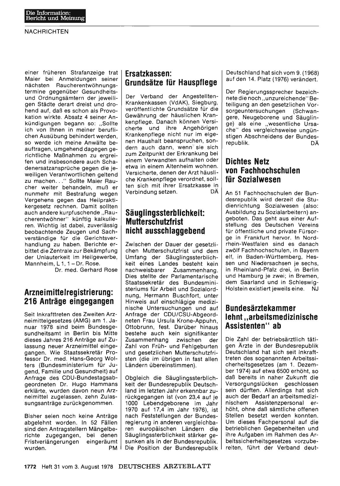Vorschauseite 1: Bundesärztekammer lehnt „arbeitsmedizinische Assistenten“ ab