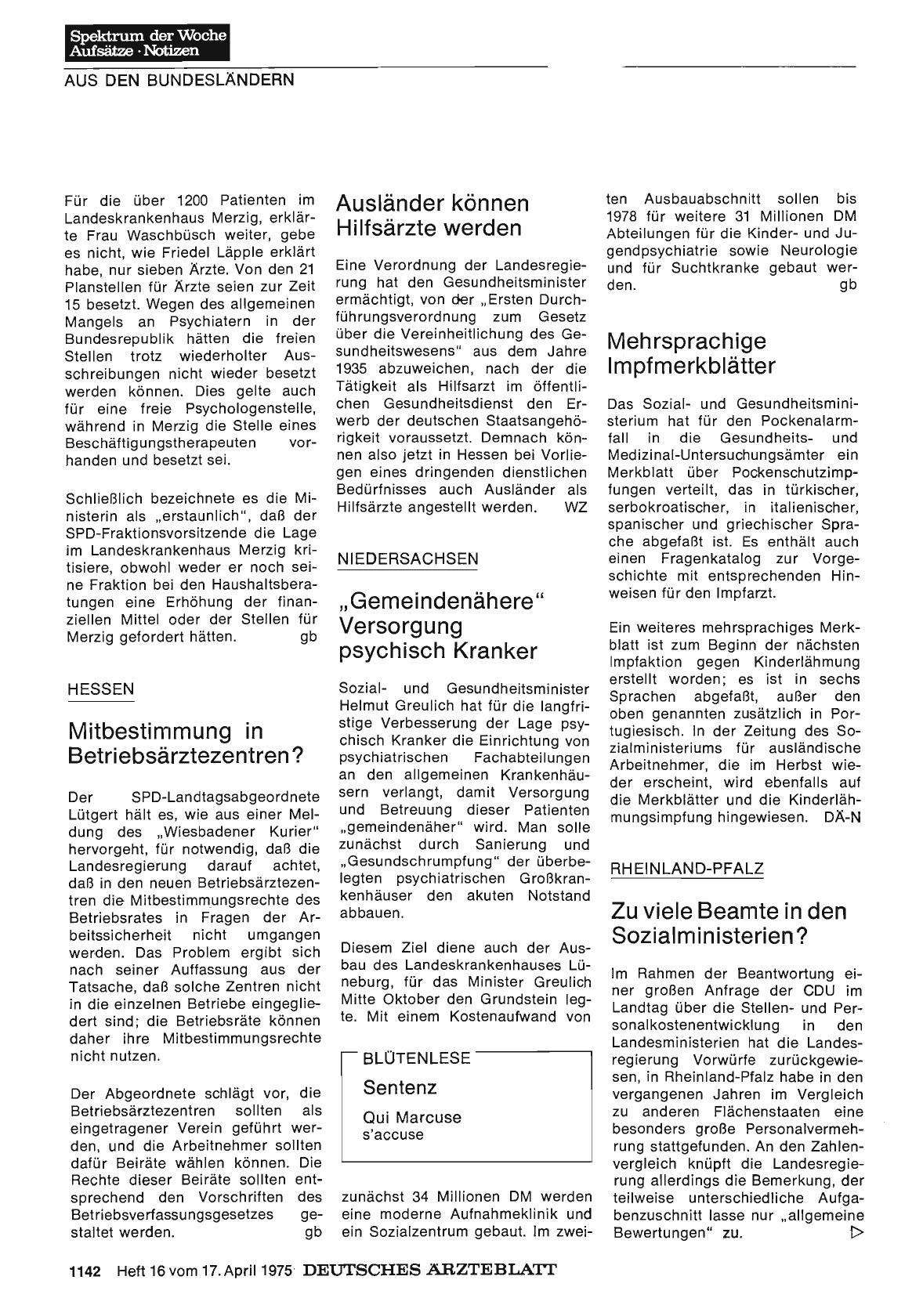 Vorschauseite 1: Rheinland-Pfalz: Zu viele Beamte in den Sozialministerien?