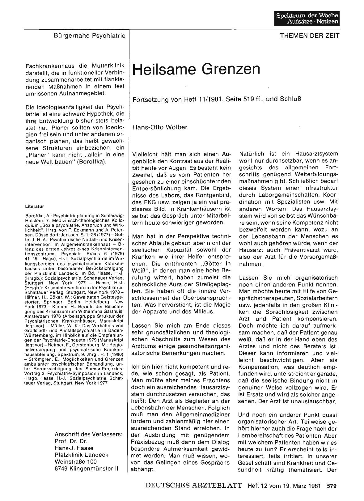 Vorschauseite 1: Heilsame Grenzen