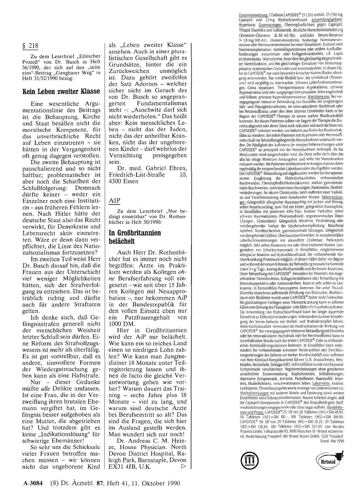 Vorschauseite 1: AIP: In Großbritannien belächelt