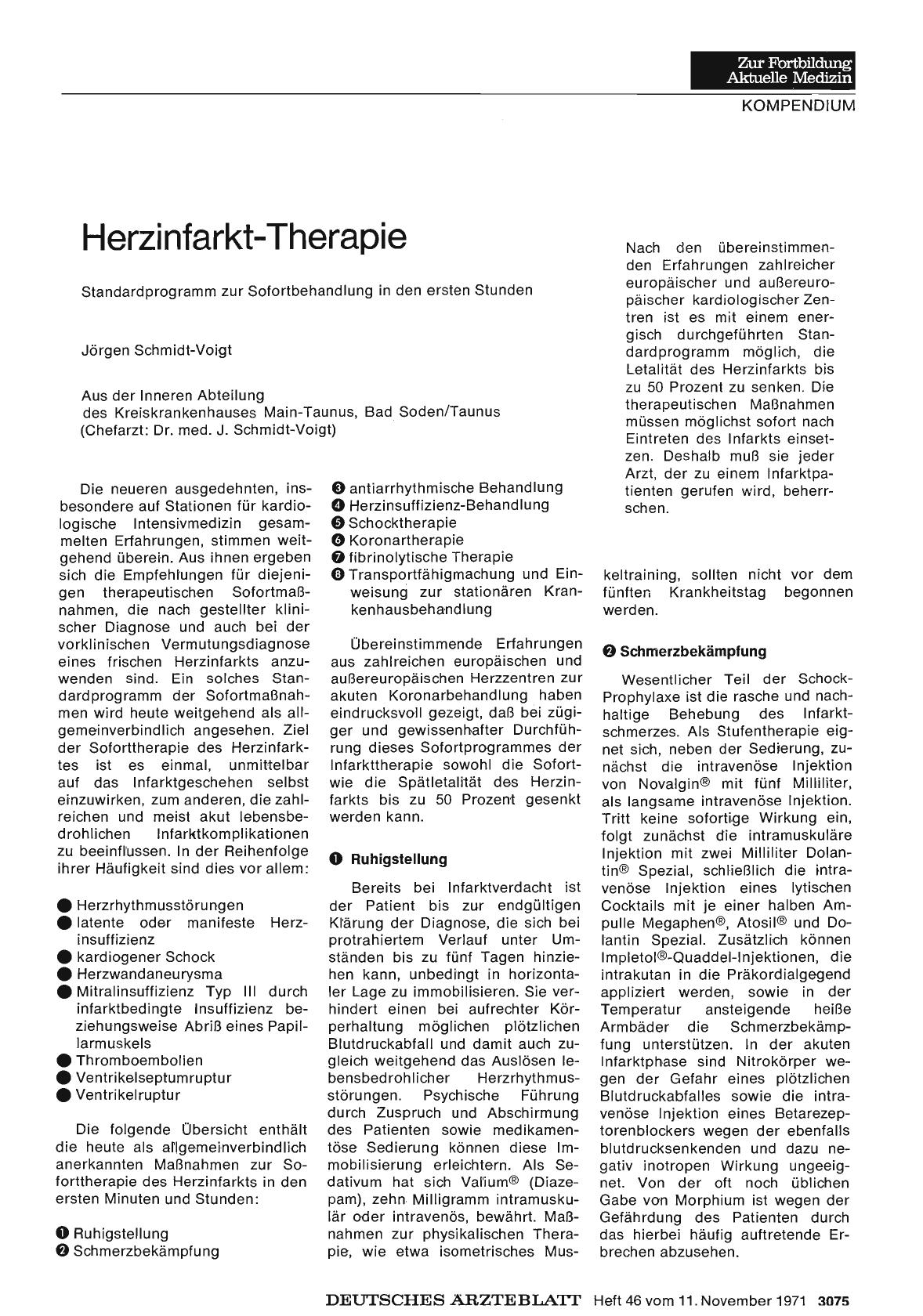 Vorschauseite 1: Herzinfarkt-Therapie