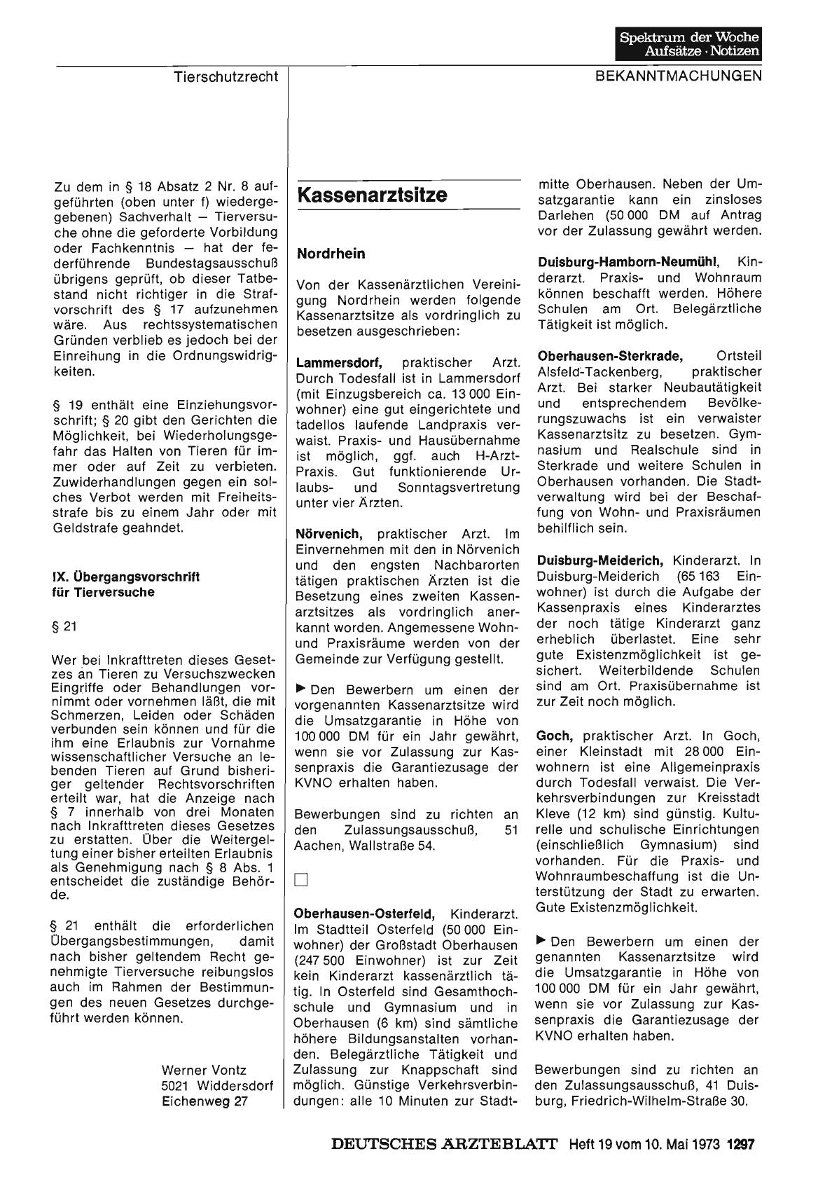 Vorschauseite 1: Kassenarztsitze