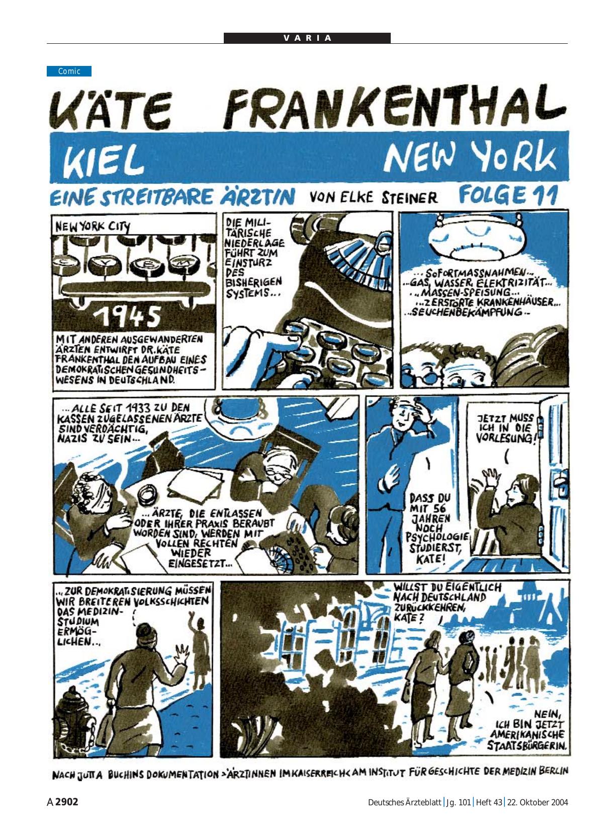 Vorschauseite 1: Käte Frankenthal