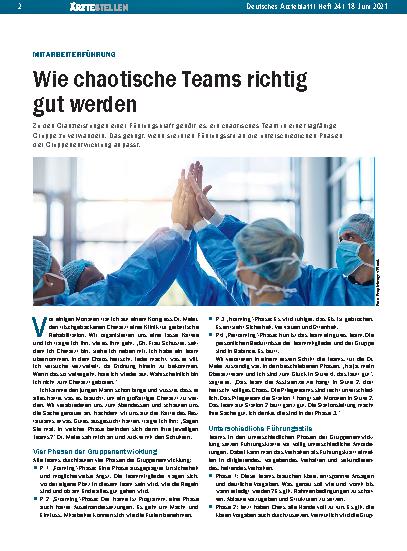 Vorschauseite 1: Mitarbeiterführung: Wie chaotische Teams richtig gut werden
