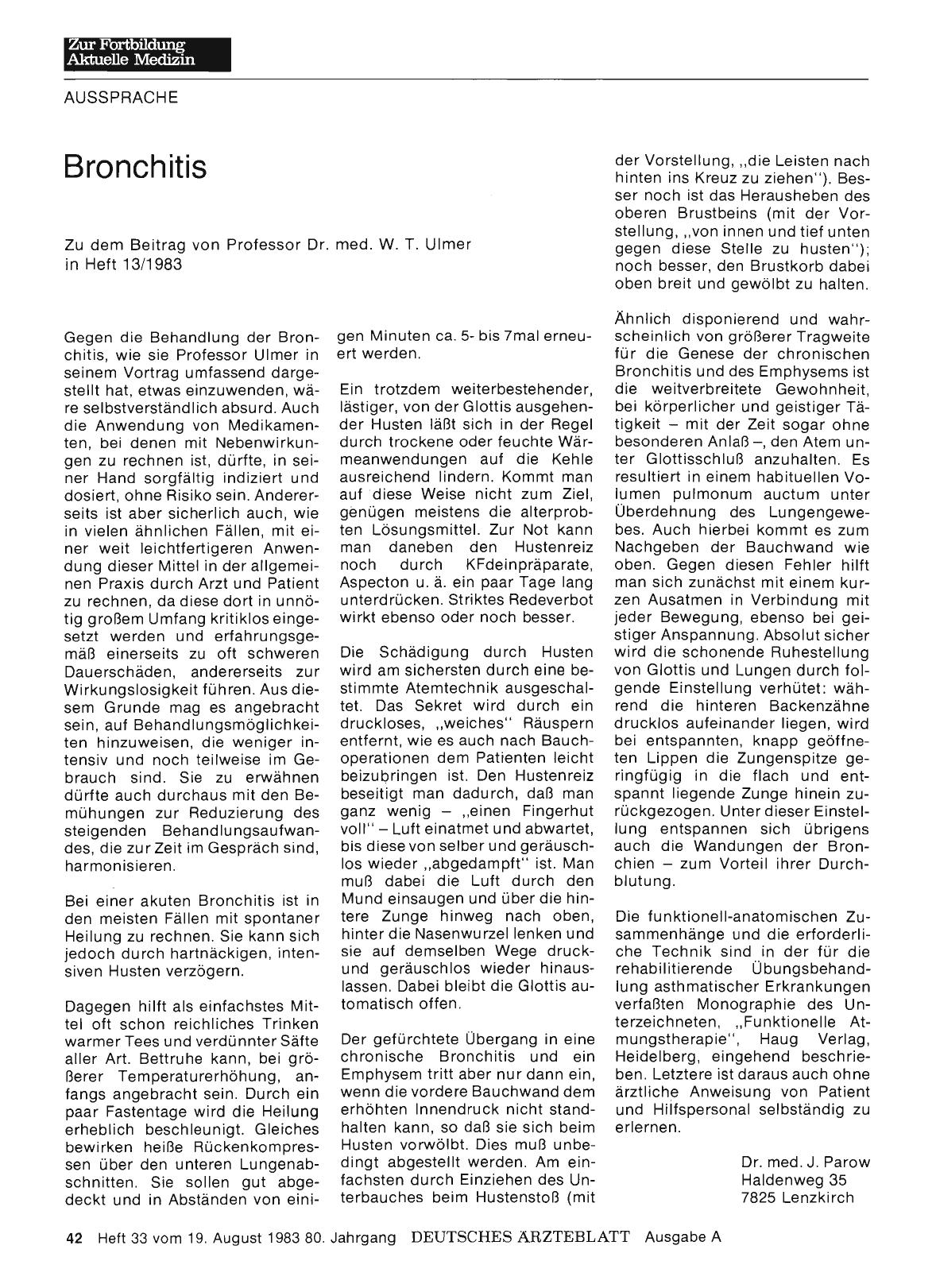 Vorschauseite 1: Bronchitis