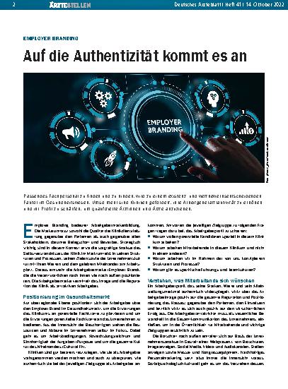 Vorschauseite 1: Employer Branding: Auf die Authentizität kommt es an