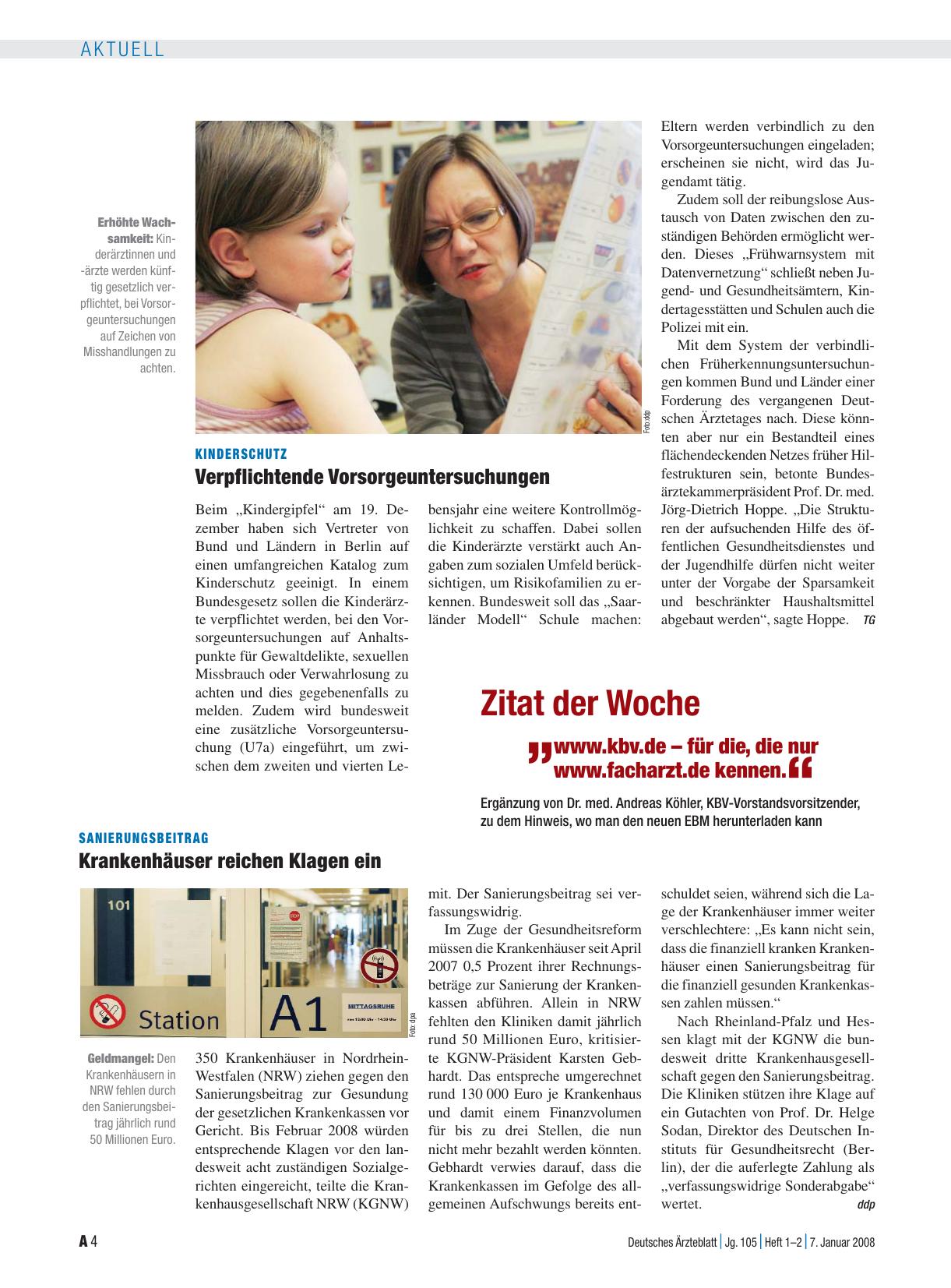 Vorschauseite 1: Zitat der Woche