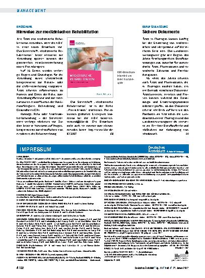 Vorschauseite 1: Broschüre: Hinweise zur medizinischen Rehabilitation