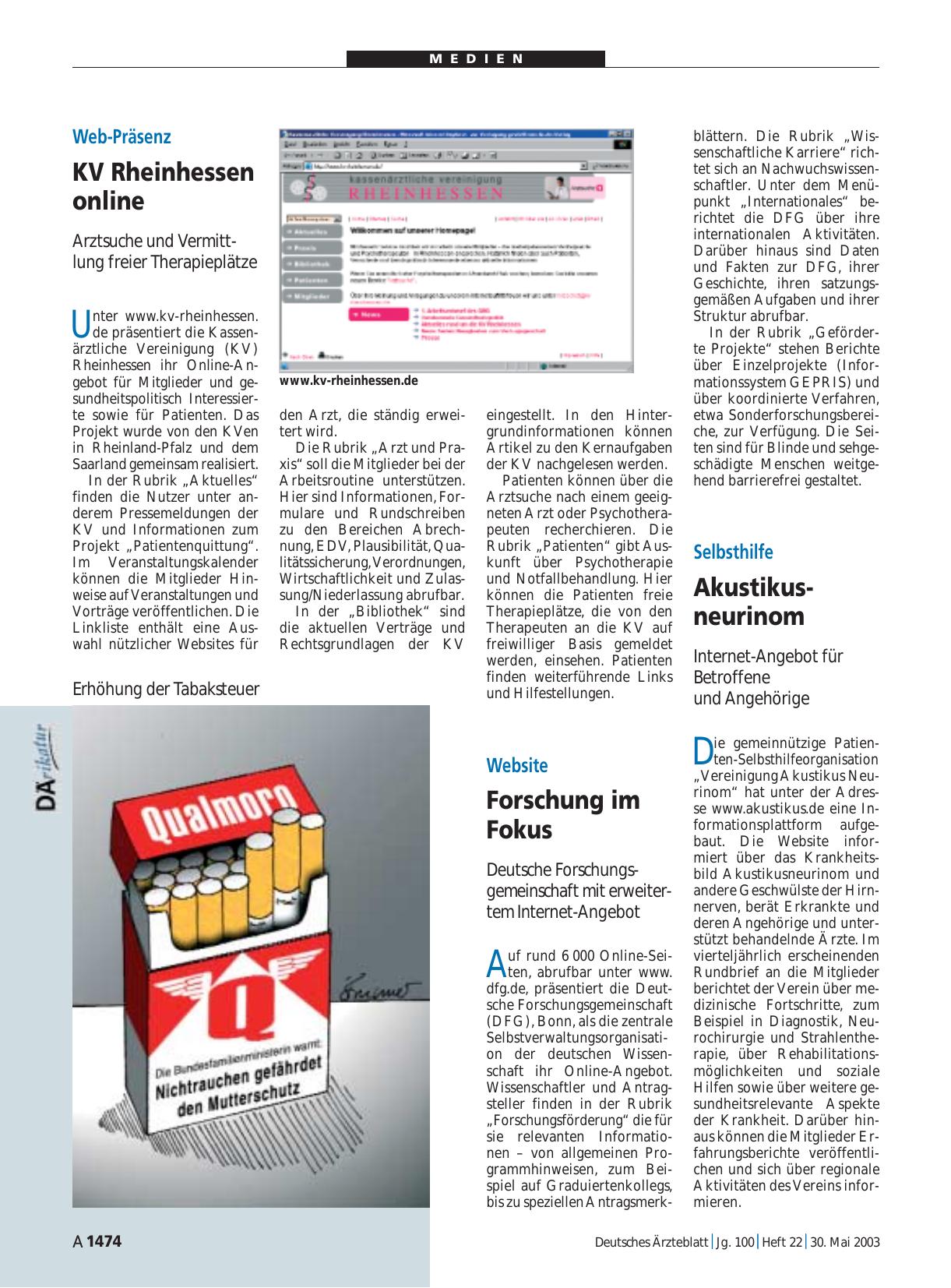 Vorschauseite 1: Selbsthilfe: Akustikusneurinom
