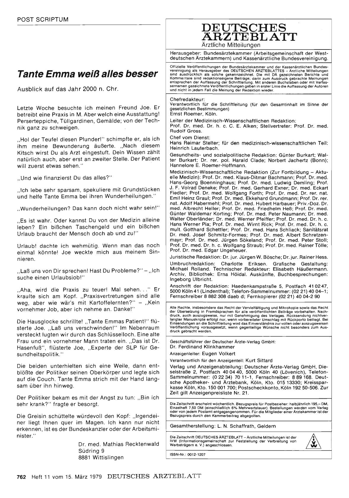 Vorschauseite 1: Tante Emma weiß alles besser