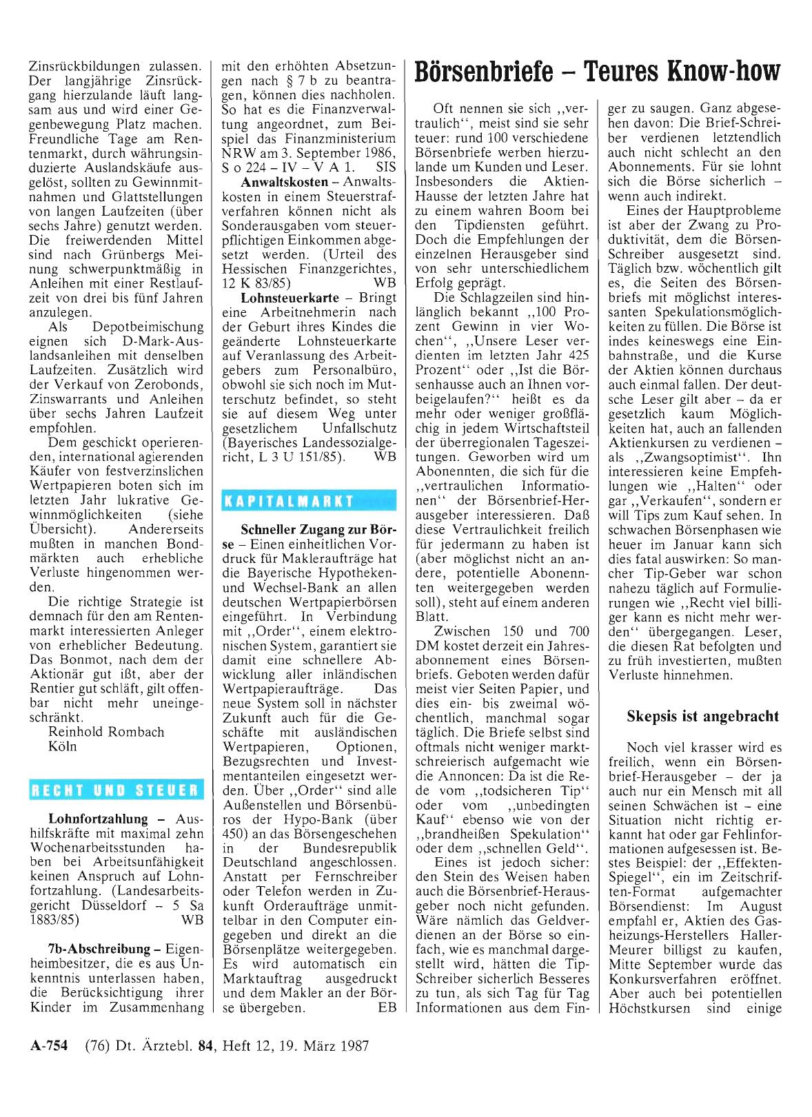 Vorschauseite 1: Kapitalmarkt