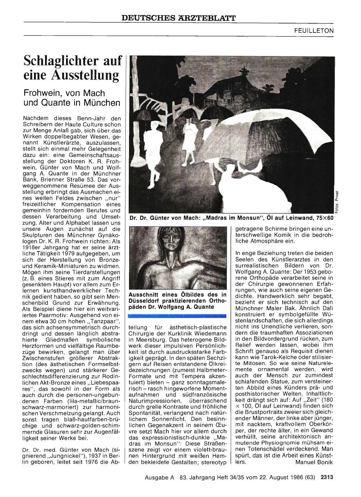 Vorschauseite 1: Schlaglichter auf eine Ausstellung