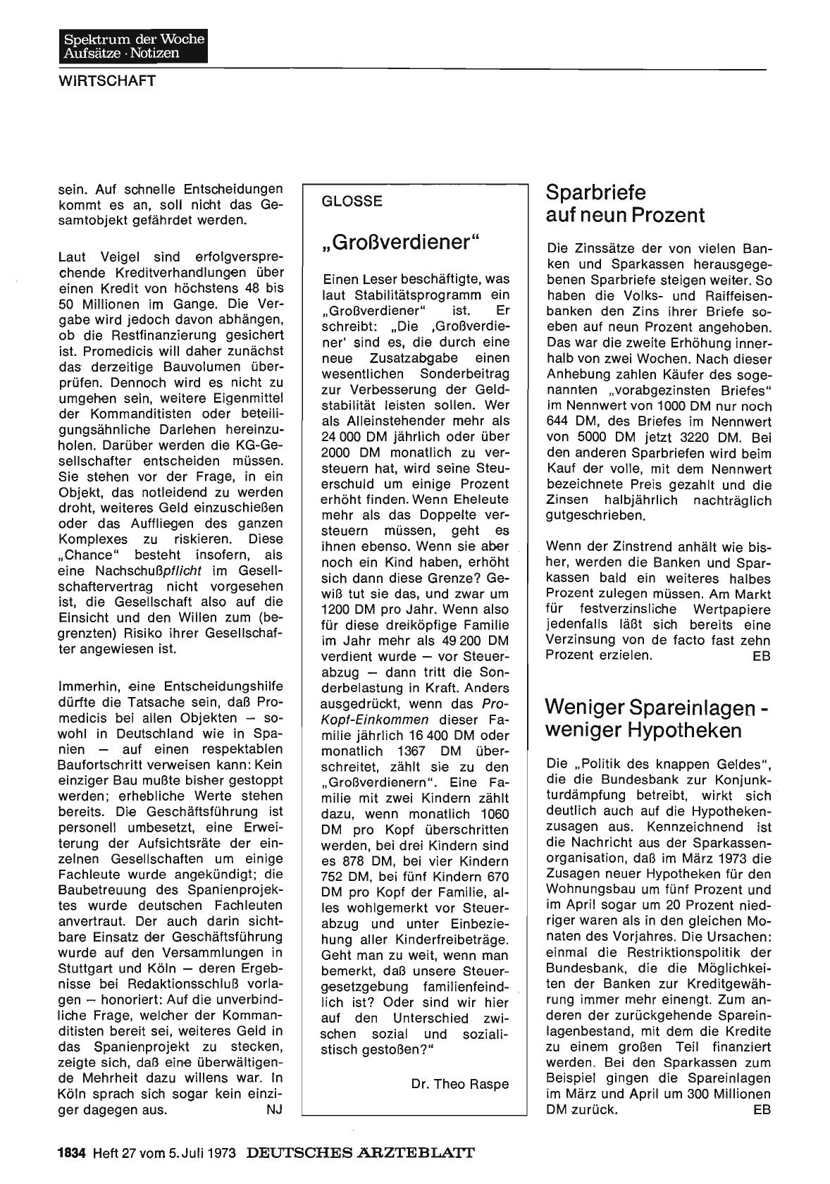 Vorschauseite 1: „Großverdiener"