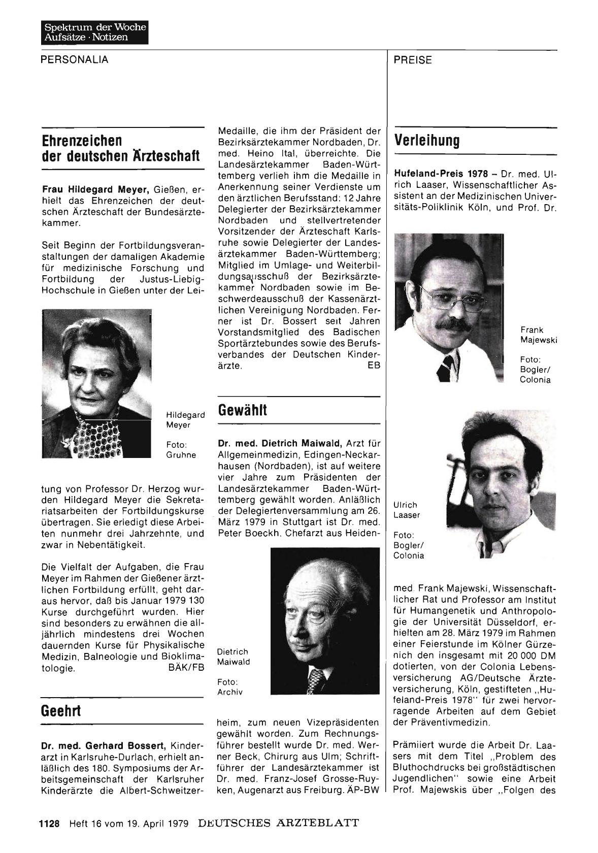 Vorschauseite 1: Geehrt