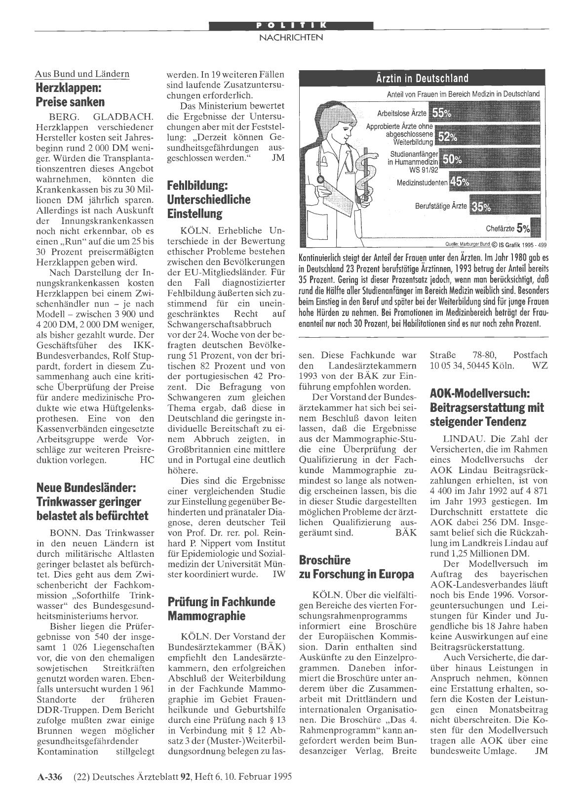 Vorschauseite 1: Ärztin in Deutschland
