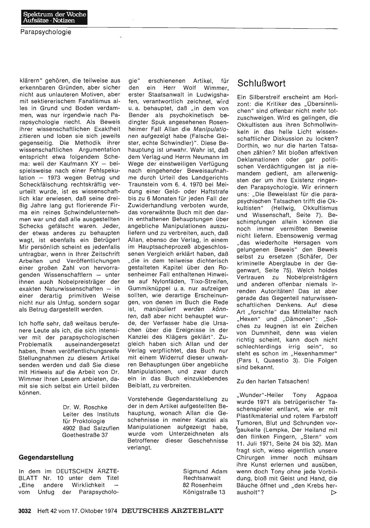 Vorschauseite 1: Gegendarstellung