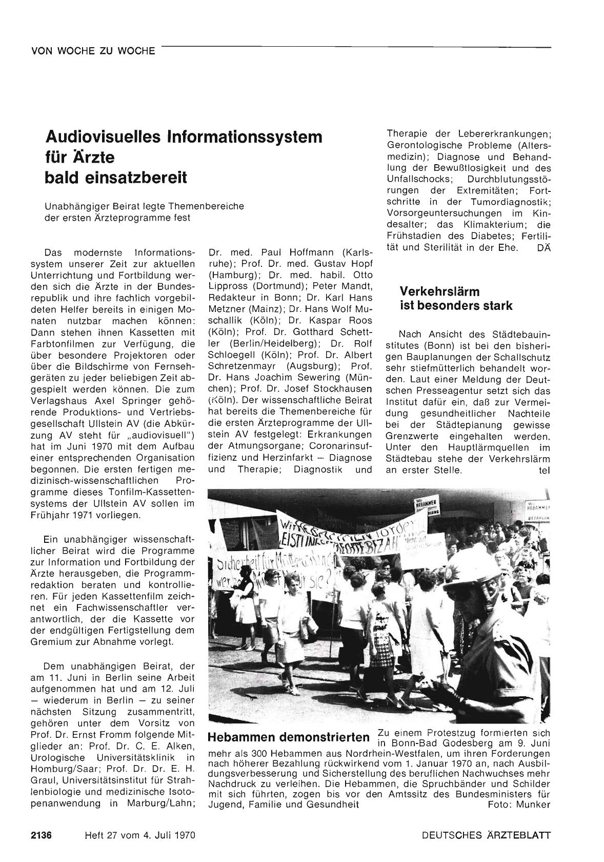Vorschauseite 1: Audiovisuelles Informationssystem für Ärzte bald einsatzbereit