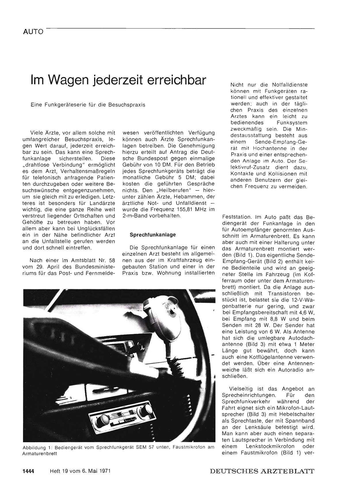 Vorschauseite 1: Im Wagen jederzeit erreichbar