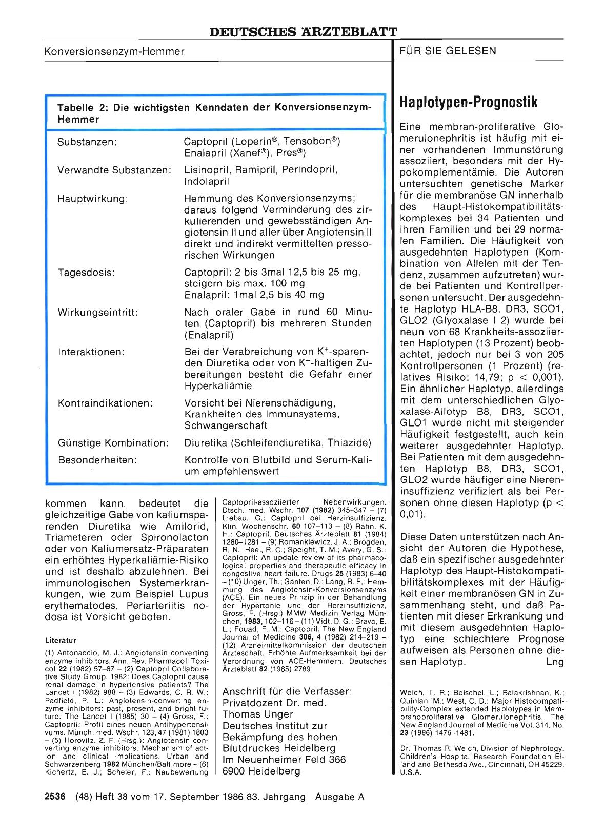 Vorschauseite 1: Haplotypen-Prognostik