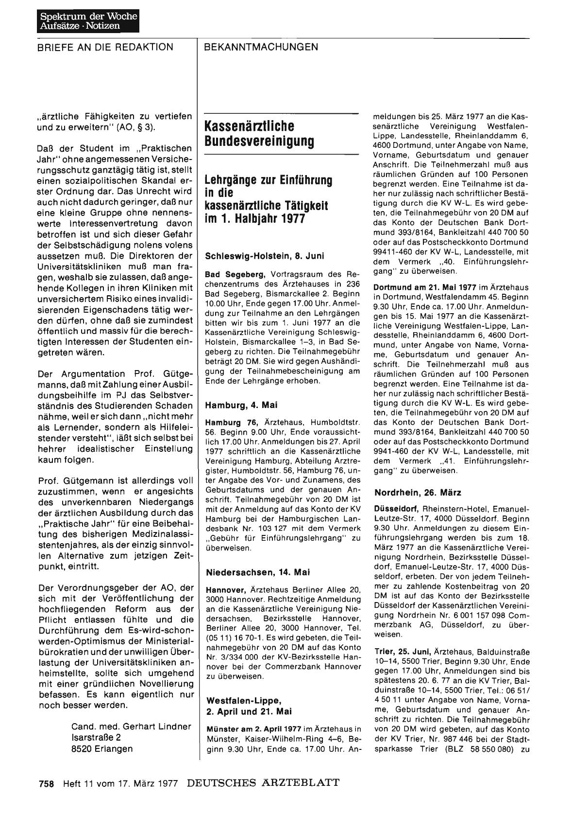 Vorschauseite 1: Kassenärztliche Bundesvereinigung
