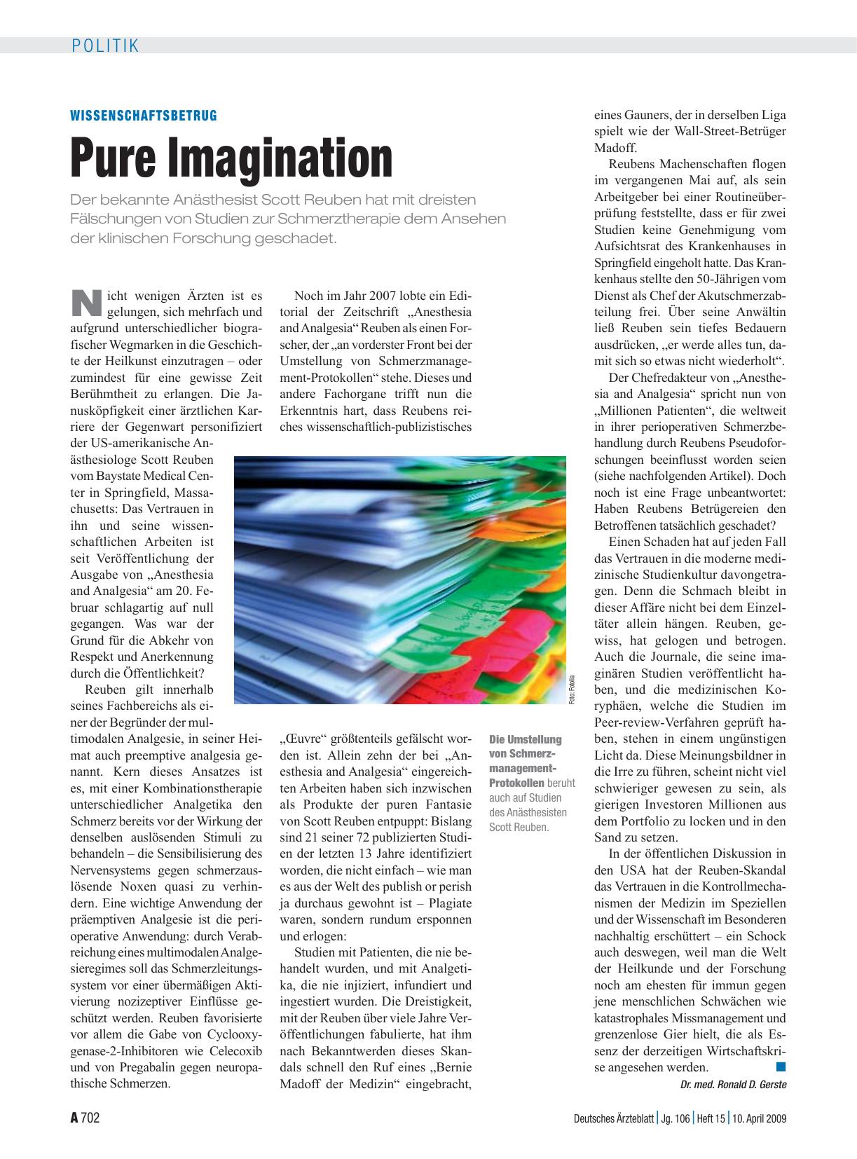 Vorschauseite 1: Wissenschaftsbetrug: Pure Imagination