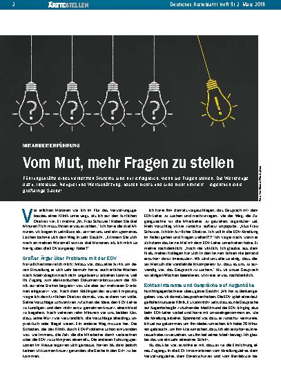 Vorschauseite 1: Mitarbeiterführung: Vom Mut, mehr Fragen zu stellen